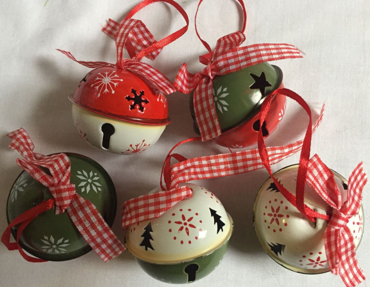 Vintage round bell Christmas decorations