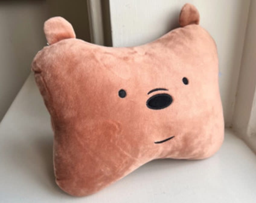 Second-hand bear pillow for car