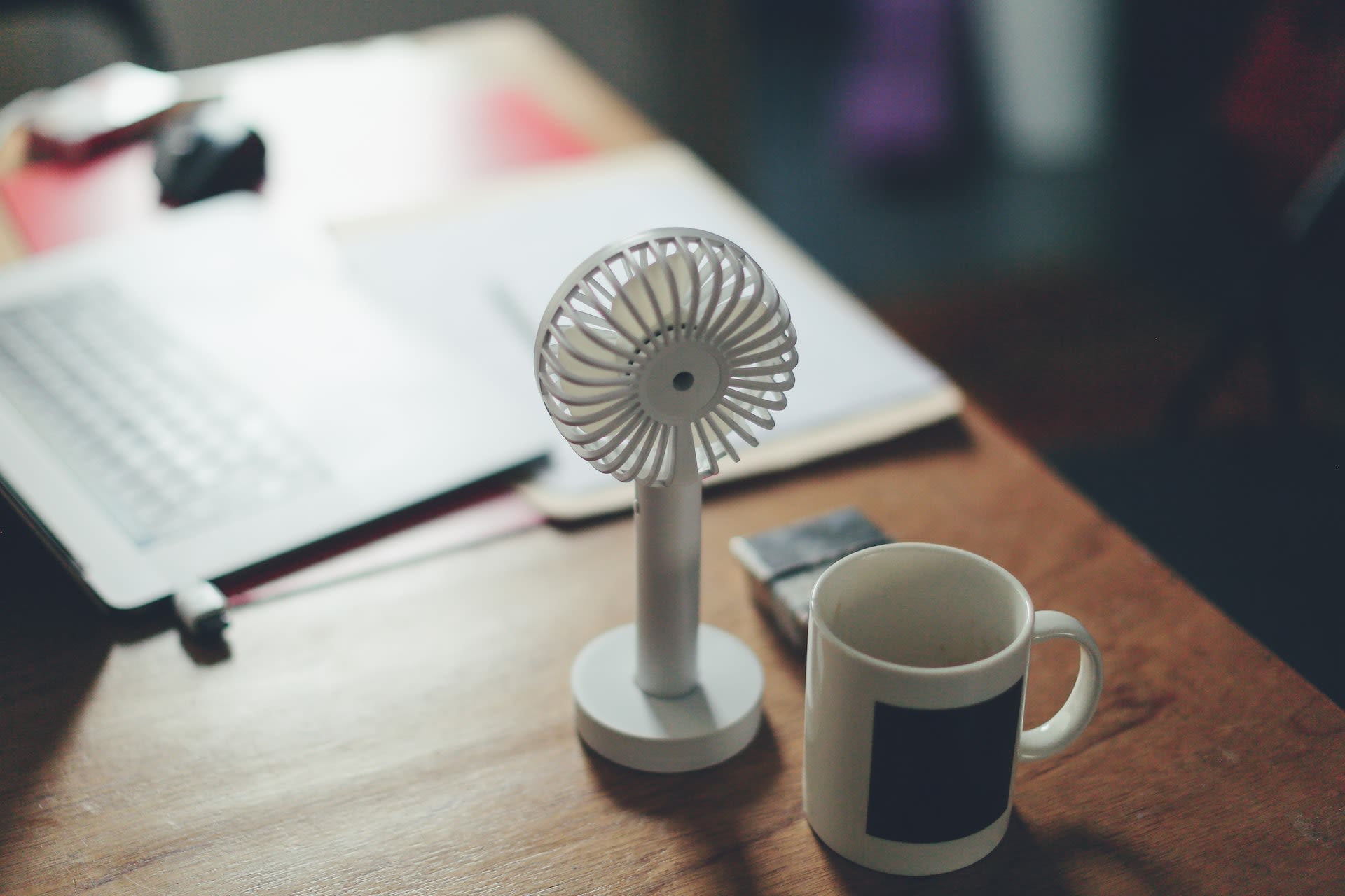 Mini desk fan