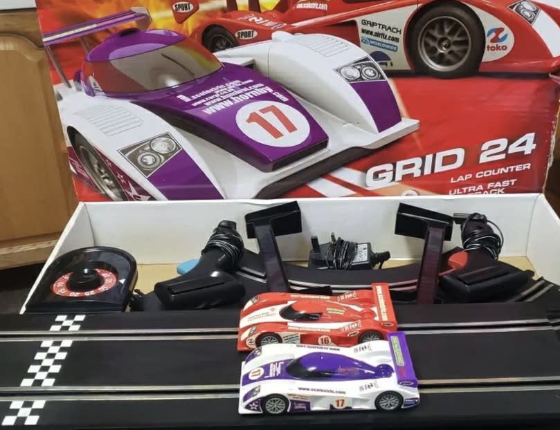 used scalextric set kids christmas gift ideas