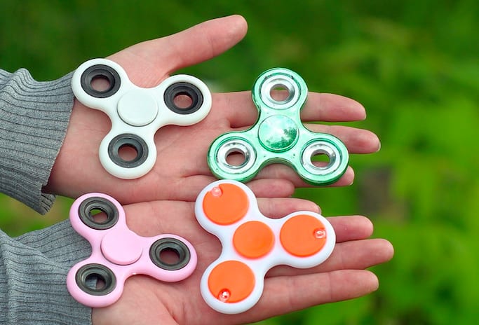 second hand fidget spinners toys ASD autism ADHD friendly christmas gift ideas