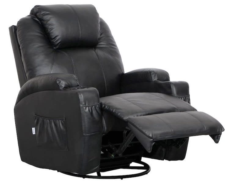 Used black recliner chair