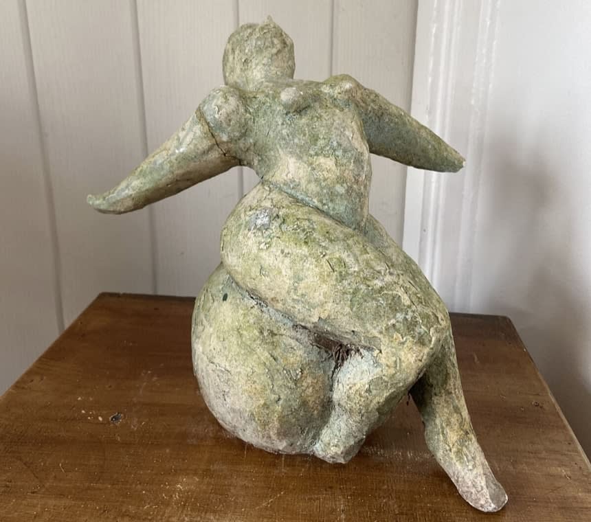Vintage female form sculpture