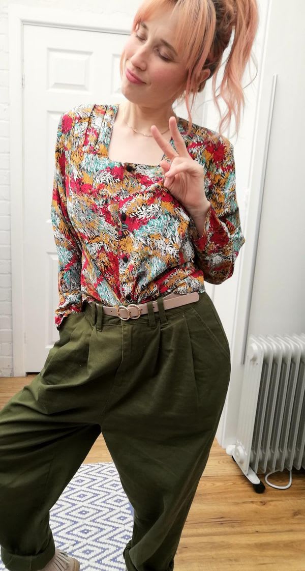 Nice top and trousers by Pegz preloved