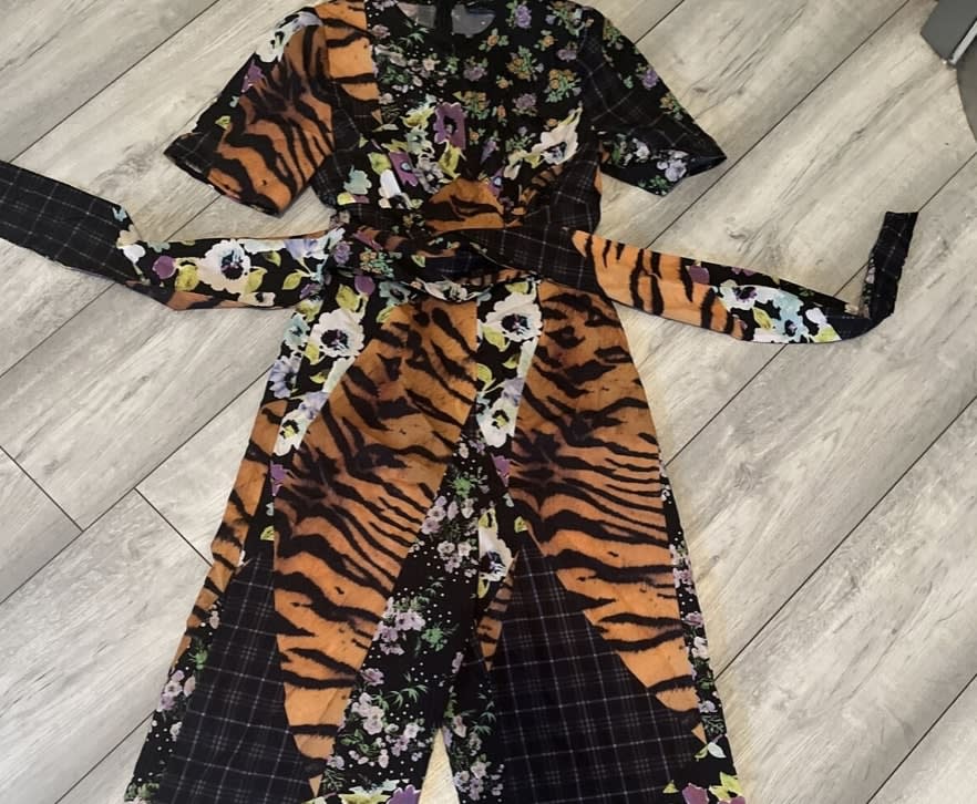 Second hand animal print jumpsuit