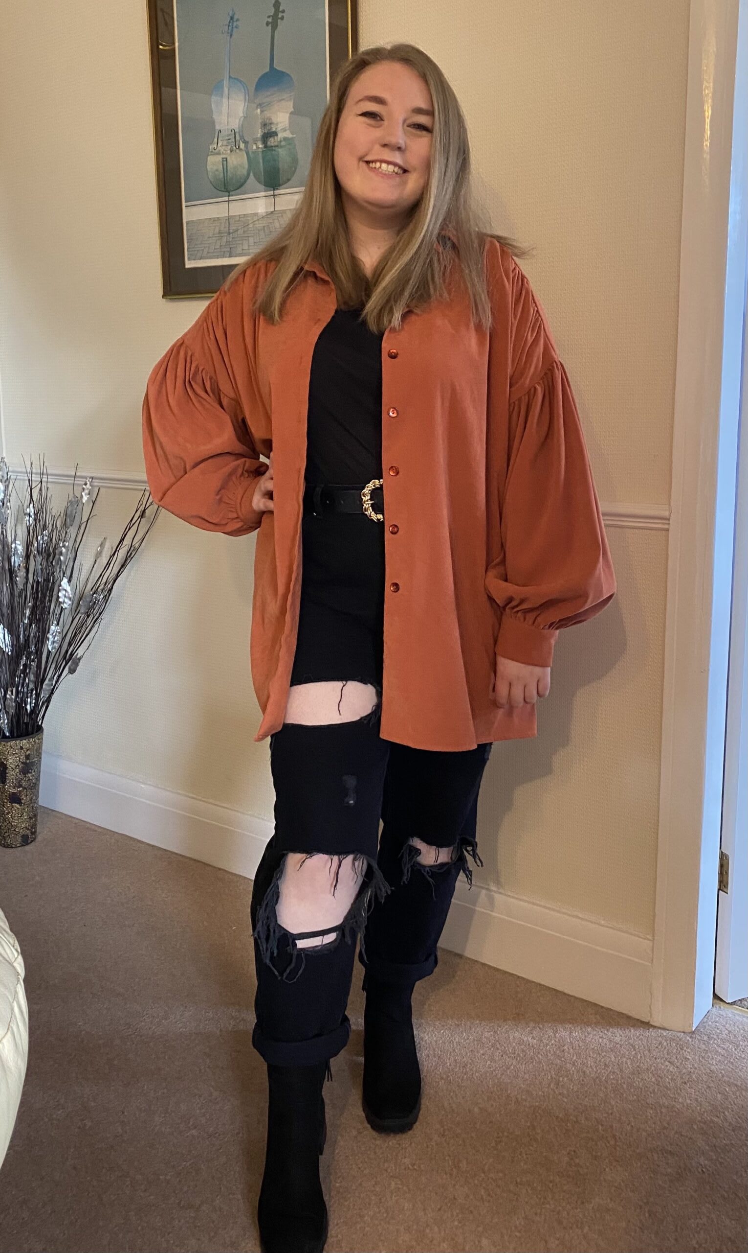 The thrifty edit wearing orange is the new black