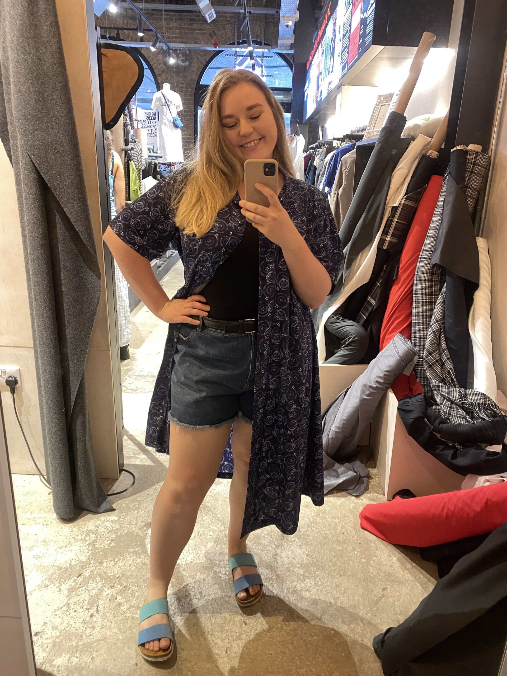 The thrifty edit wearing monochrome summer layering