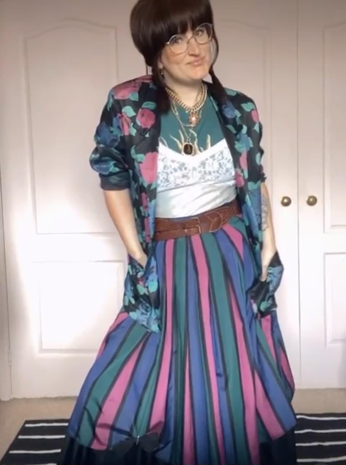 Little Slplash styling a pre-loved layered look