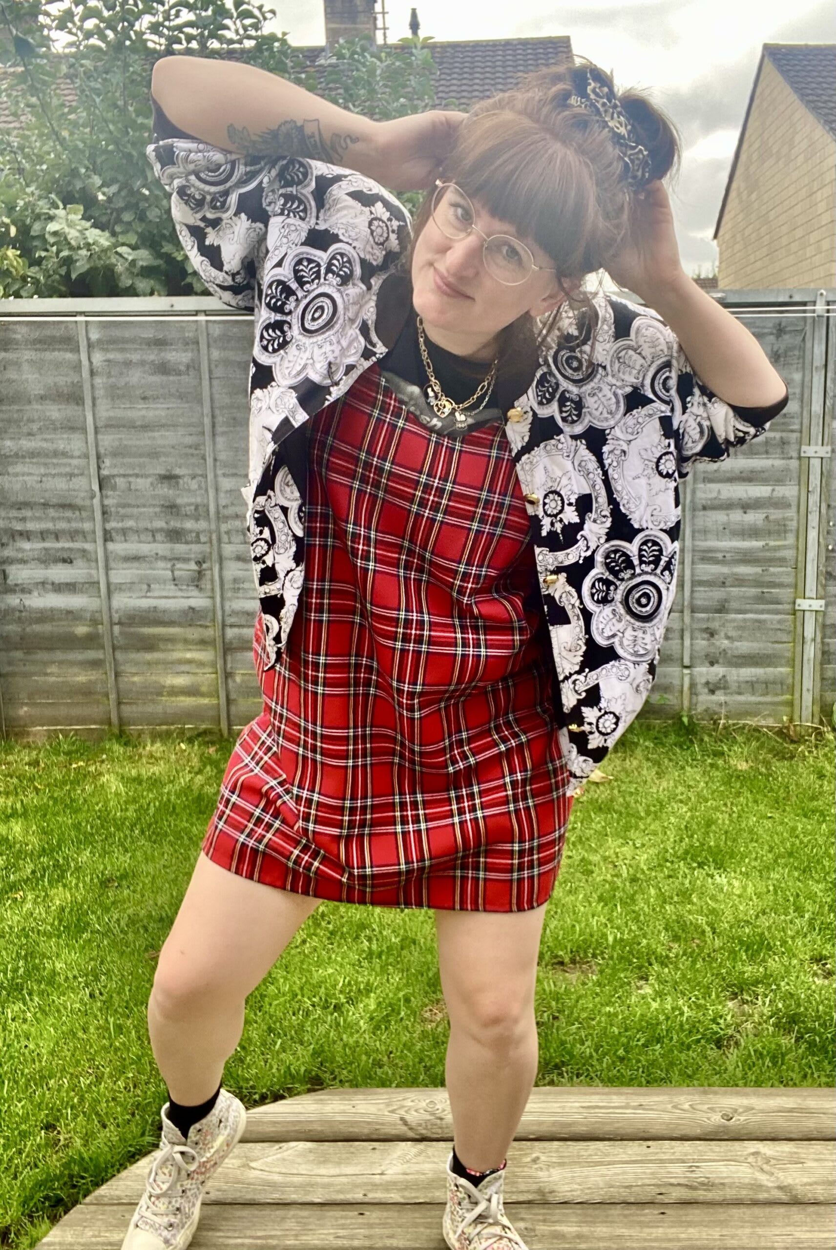 Little Splash wearing Mix those Prints