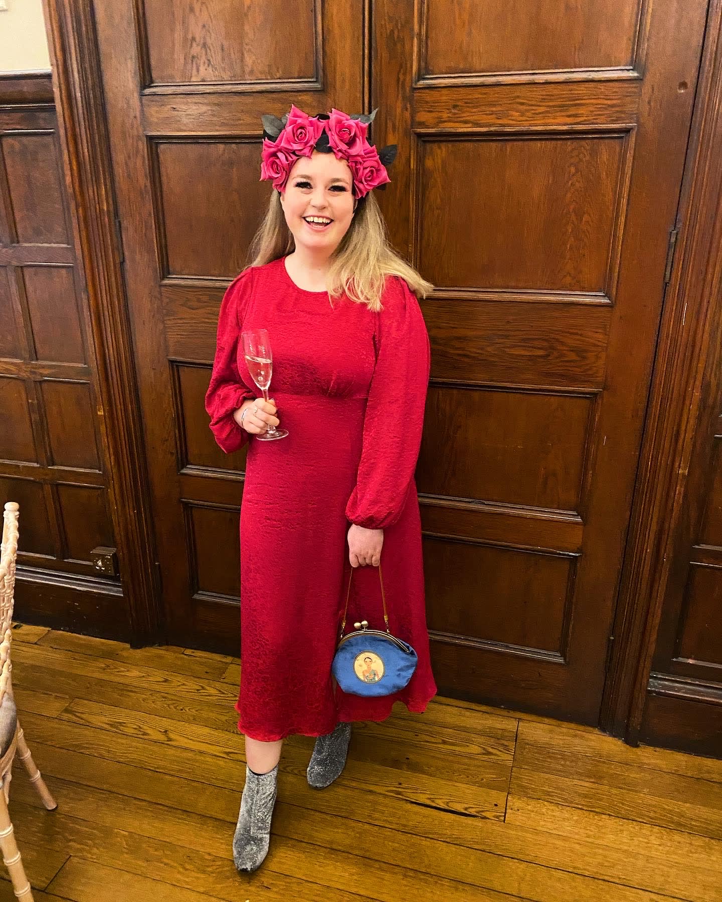 Flowery Wedding Guest Outfit by The Thrifty Edit