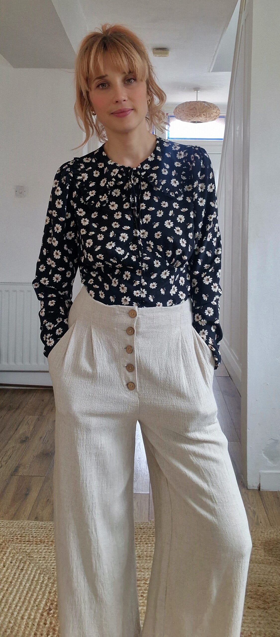 Pegz Preloved wearing - Collars and Cream