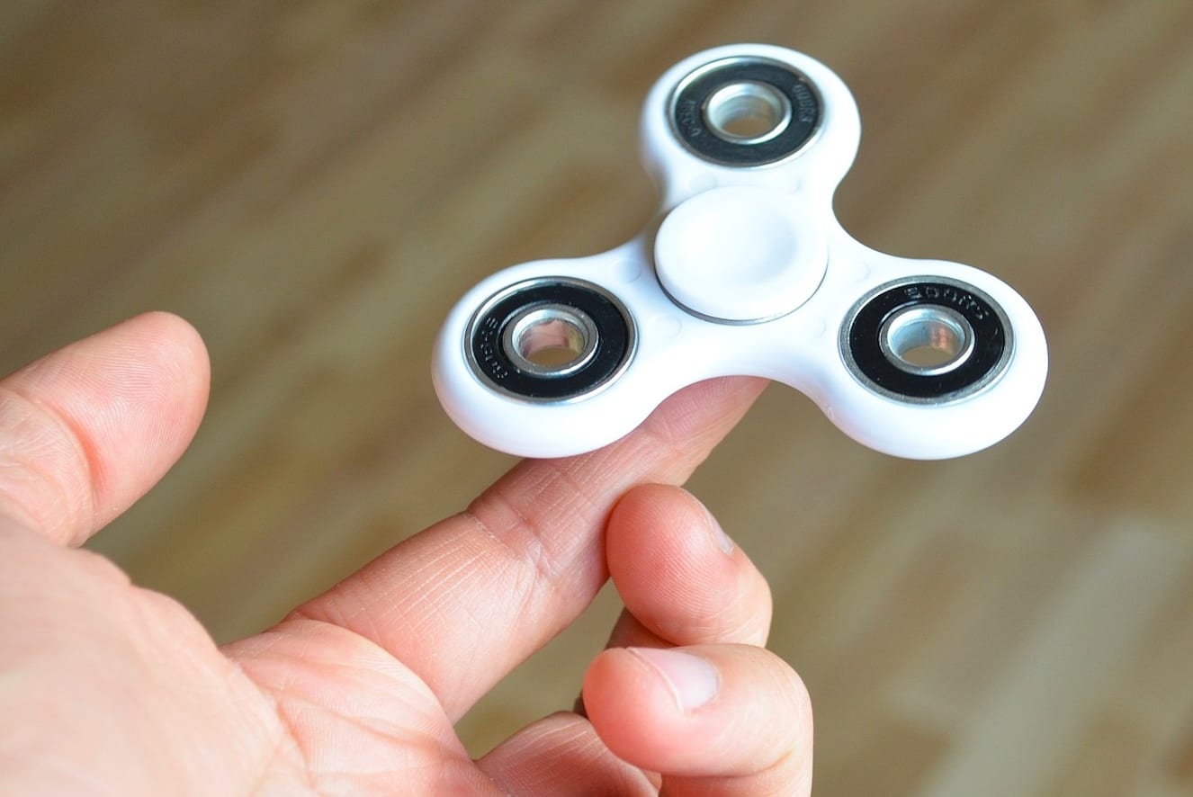 Second-hand fidget spinner
