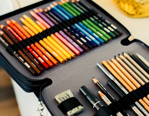 second hand colouring set