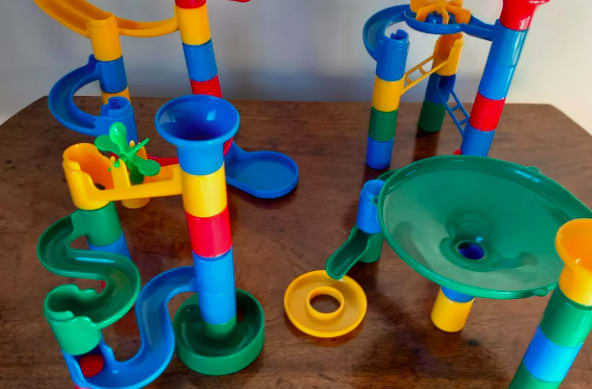 Second-hand marble run game - great for kids to play