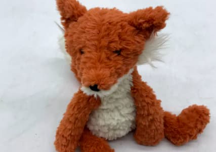 Used Fox Jellycat toy - second-hand gift ideas