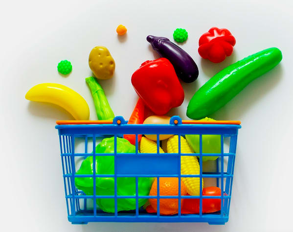 Second-hand toy food for play kitchen