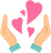 Loading placeholder for Illustration of hands and hearts