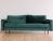 Loading placeholder for Modern green second-hand sofa