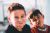 Loading placeholder for Close up of two young boys doing wacky faces