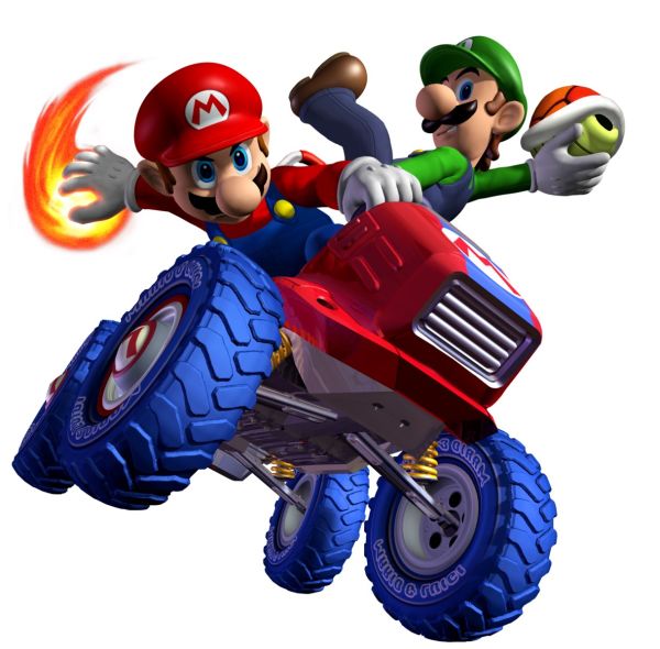 Mario Kart: Double Dash!! Artwork: Mario & Luigi