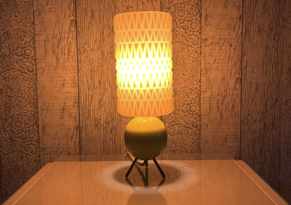 Vintage mid-century lamp decor