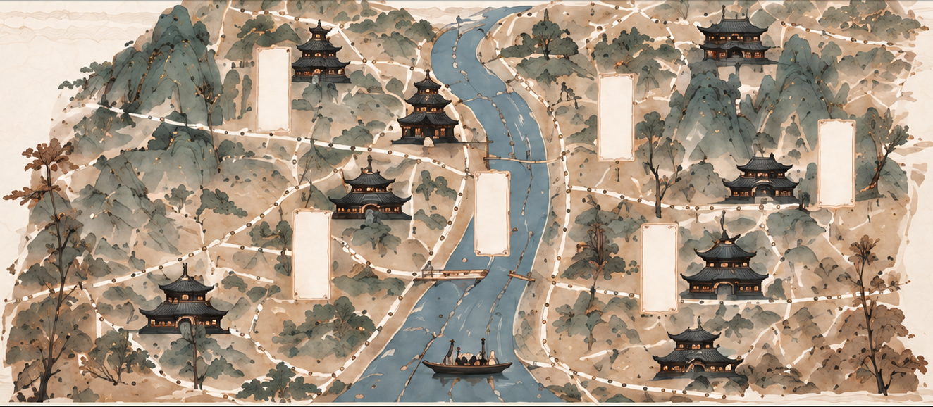长沙山水故事地图