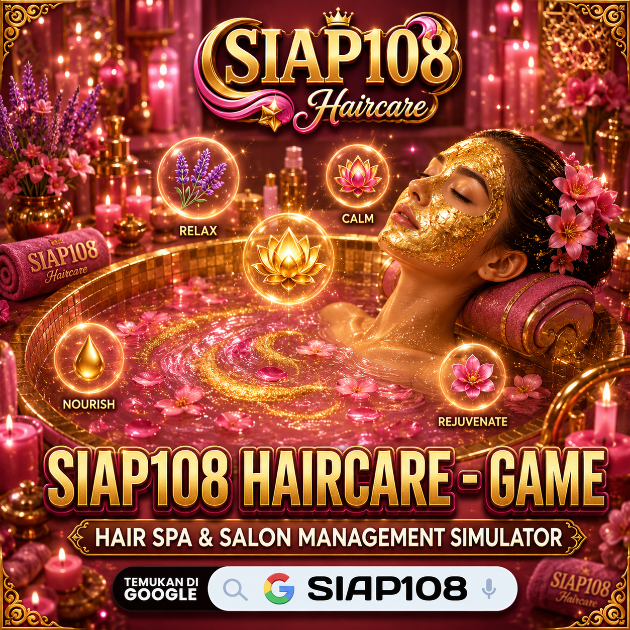 Suasana ruang hair spa dan panel pengelolaan salon SIAP108