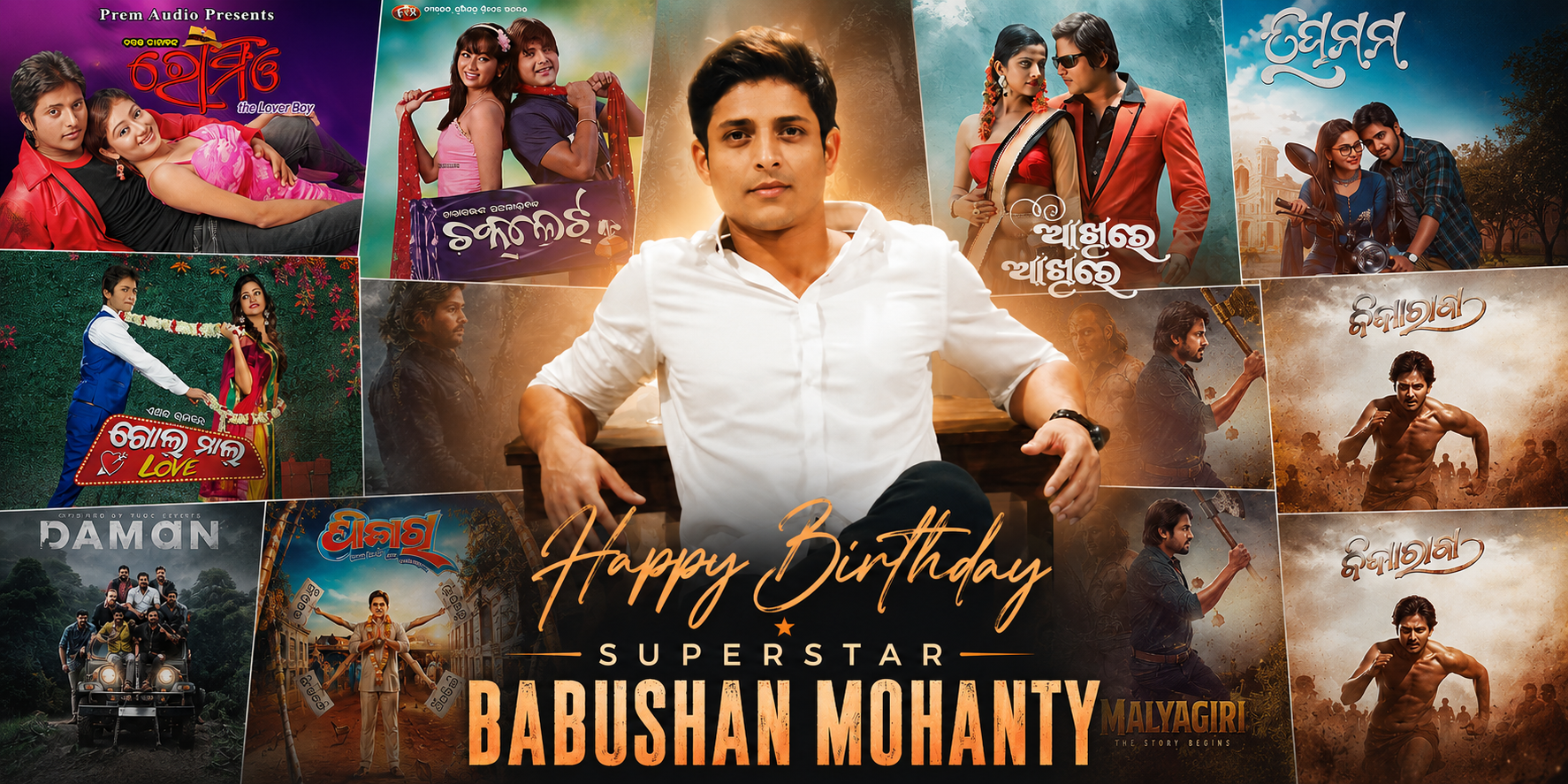 Happy Birthday Babushaan Mohanty: From Romeo to Daman, Tracing the Legacy of Ollywood's Biggest Superstar
