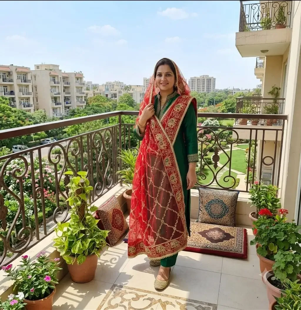 BRIDAL WEDDING DUPATTA HAATHI BORDER