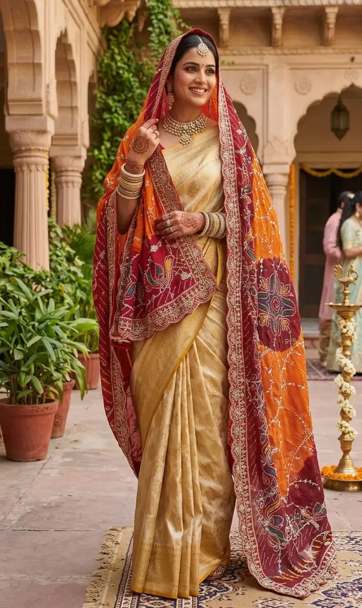 MARWARI PILIYA CHUNRI CUTWORK BORDER