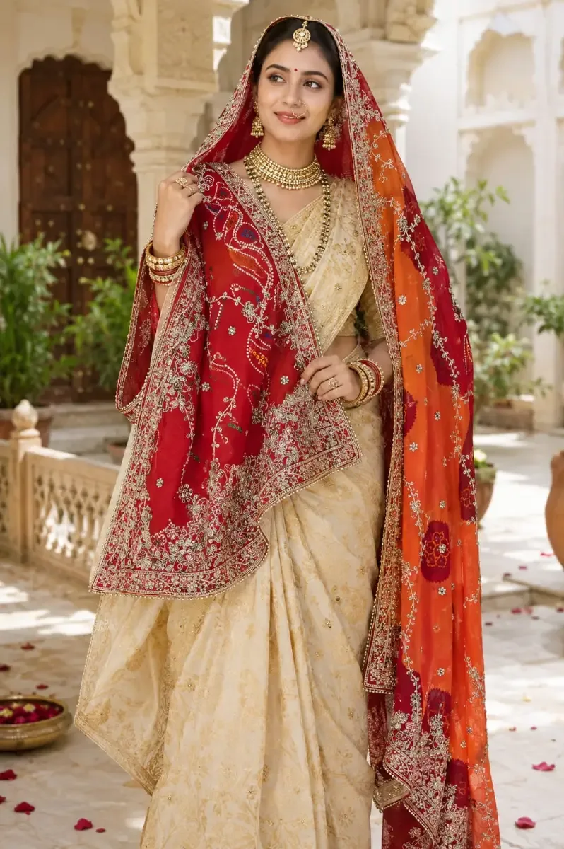 MARWARI LAL PILI CHUNRI 