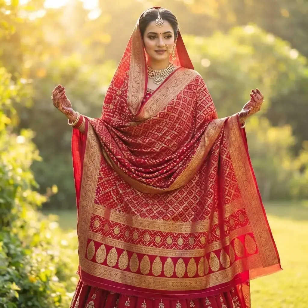 MULTI ZARI GAJJI DUPATTA