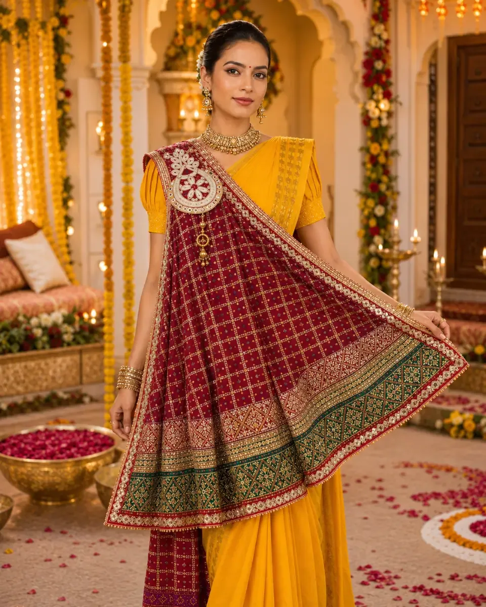 GHATCHOLA BROCH DUPATTA 