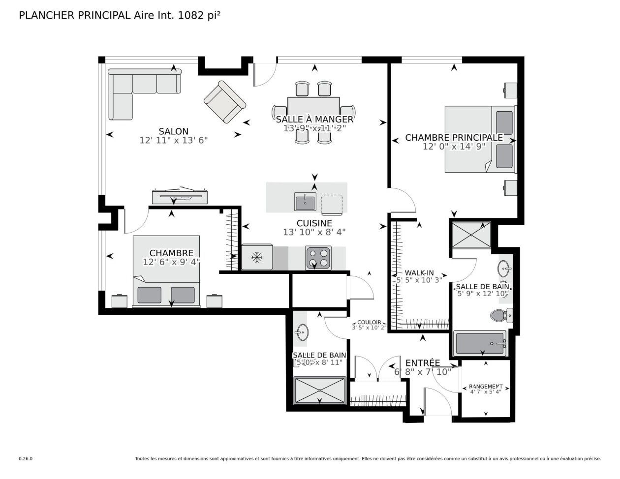 Plan — 199 Rue De La Rotonde, 1201, Verdun, H3E 0C1, Verdun