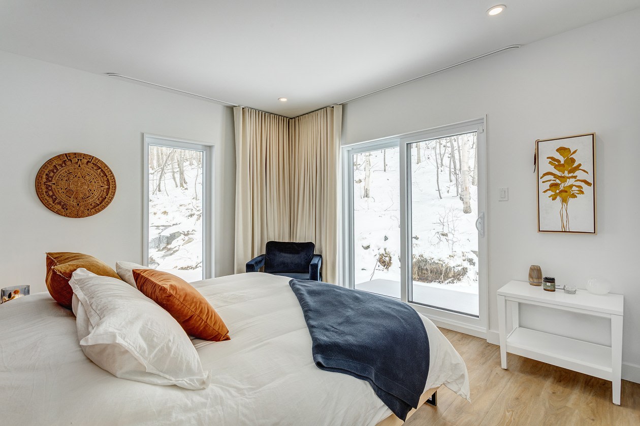 Chambre à coucher principale — 435 Ch. du Château, Saint-Donat-de-Montcalm, J0T 2C0, Saint-Donat-de-Montcalm