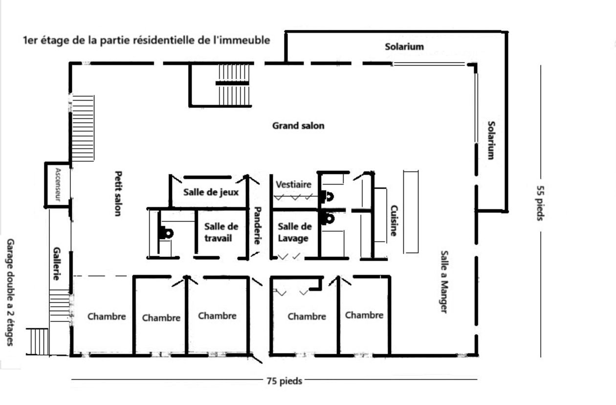 Vue d'ensemble — 1611-1623 Boul. Benoit-Gaboury, Mont-Joli, G5H 3H9, Mont-Joli