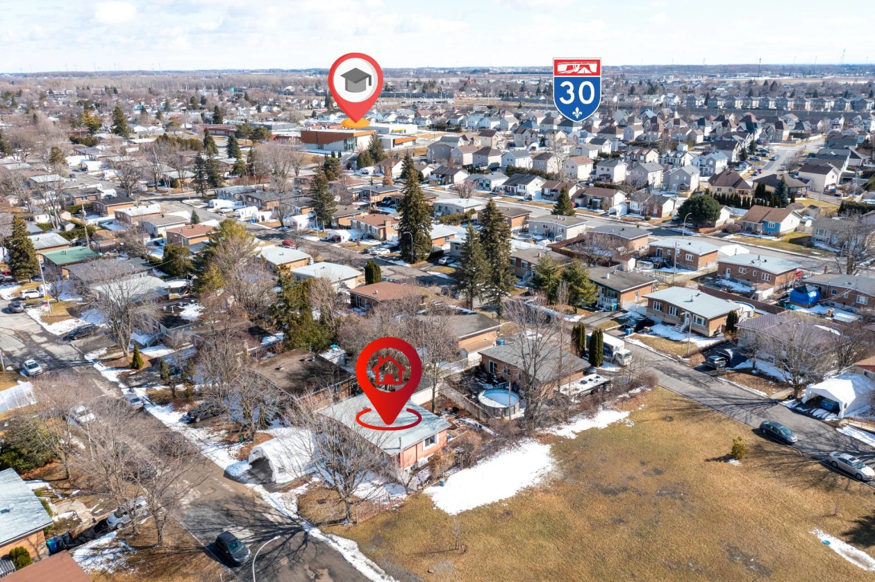 Photo aérienne — 261, Rue Albert, Châteauguay, J6K2K5, Châteauguay