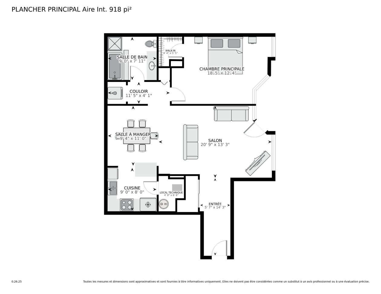 Plan — 1625, Av. Lincoln, 1805, Montréal (Ville-Marie), H3H2T5, Montréal (Ville-Marie)