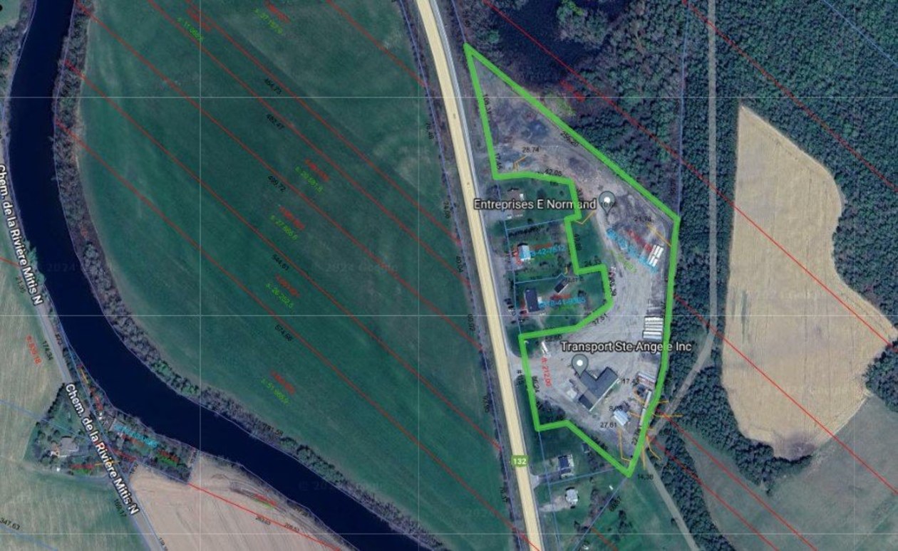 Vue d'ensemble — 115, Route 132 O., Sainte-Angèle-de-Mérici, G0J2H0, Sainte-Angèle-de-Mérici