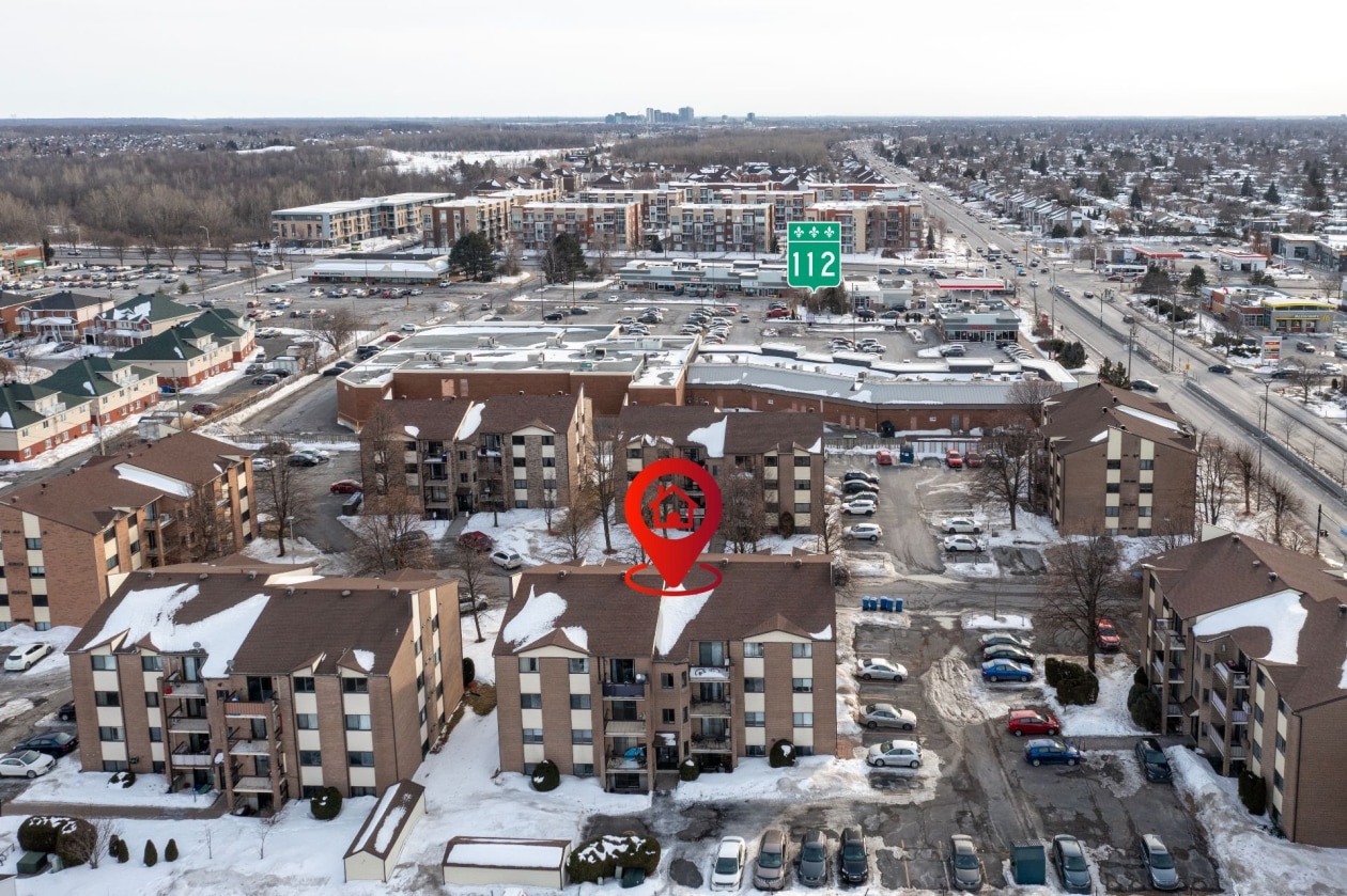 Photo aérienne — 6080, Rue Lise-Charbonneau, 204, Longueuil (Saint-Hubert), J3Y8M9, Longueuil (Saint-Hubert)