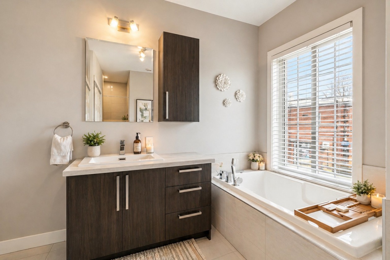 Salle de bains — 147B, Boul. Ste-Rose, Laval (Sainte-Rose), H7L1L2, Laval (Sainte-Rose)