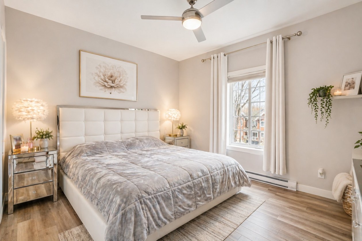 Chambre à coucher principale — 147B, Boul. Ste-Rose, Laval (Sainte-Rose), H7L1L2, Laval (Sainte-Rose)