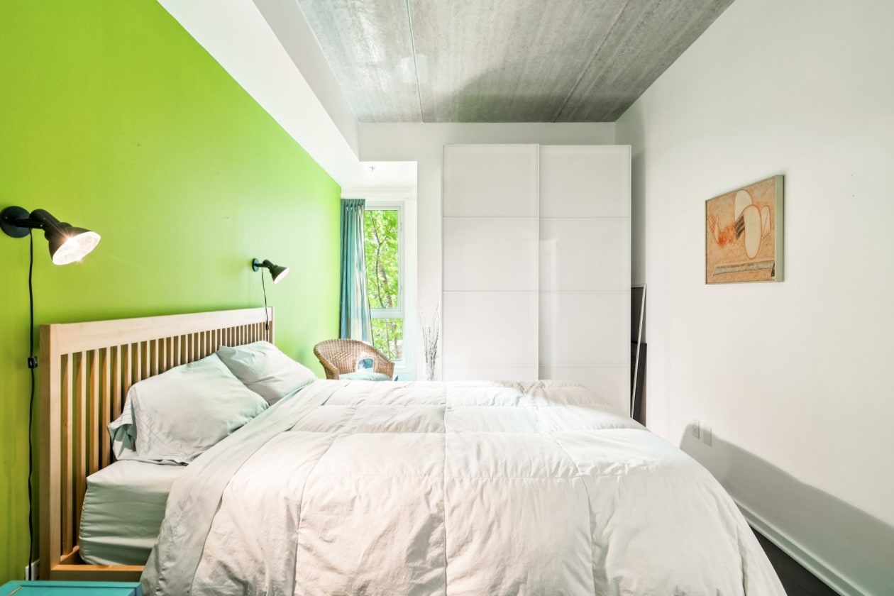 Chambre à coucher principale — 4725, Rue Messier, 204, Montréal (Le Plateau-Mont-Royal), H2H2J2, Montréal (Le Plateau-Mont-Royal)