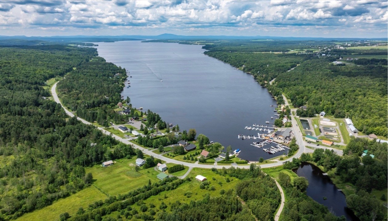 Photo aérienne — Route du Lac-Ruel, Saint-Romain, G0Y1L0, Saint-Romain