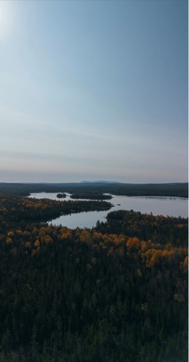 Photo aérienne — Route du Lac-Ruel, Saint-Romain, G0Y1L0, Saint-Romain