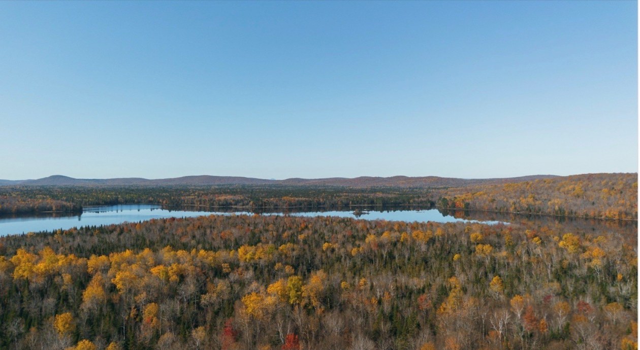 Photo aérienne — Route du Lac-Ruel, Saint-Romain, G0Y1L0, Saint-Romain