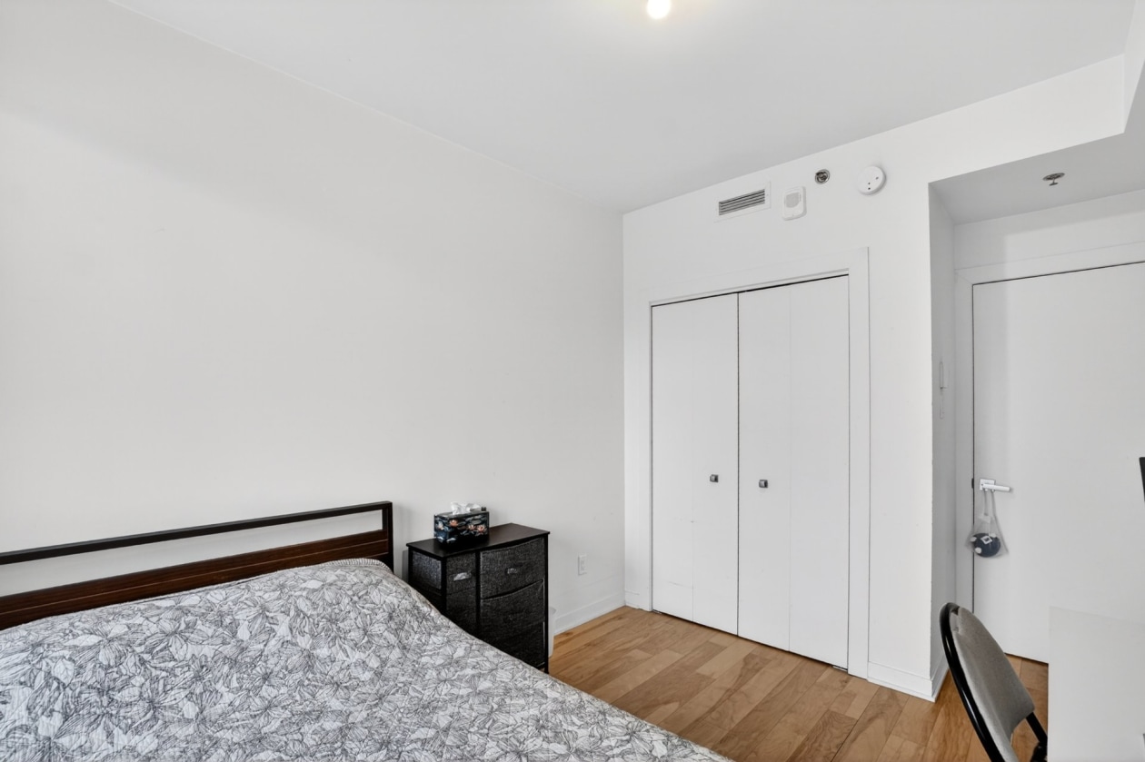 Chambre à coucher — 1190, Rue MacKay, 1501, Montréal (Ville-Marie), H3G0G8, Montréal (Ville-Marie)
