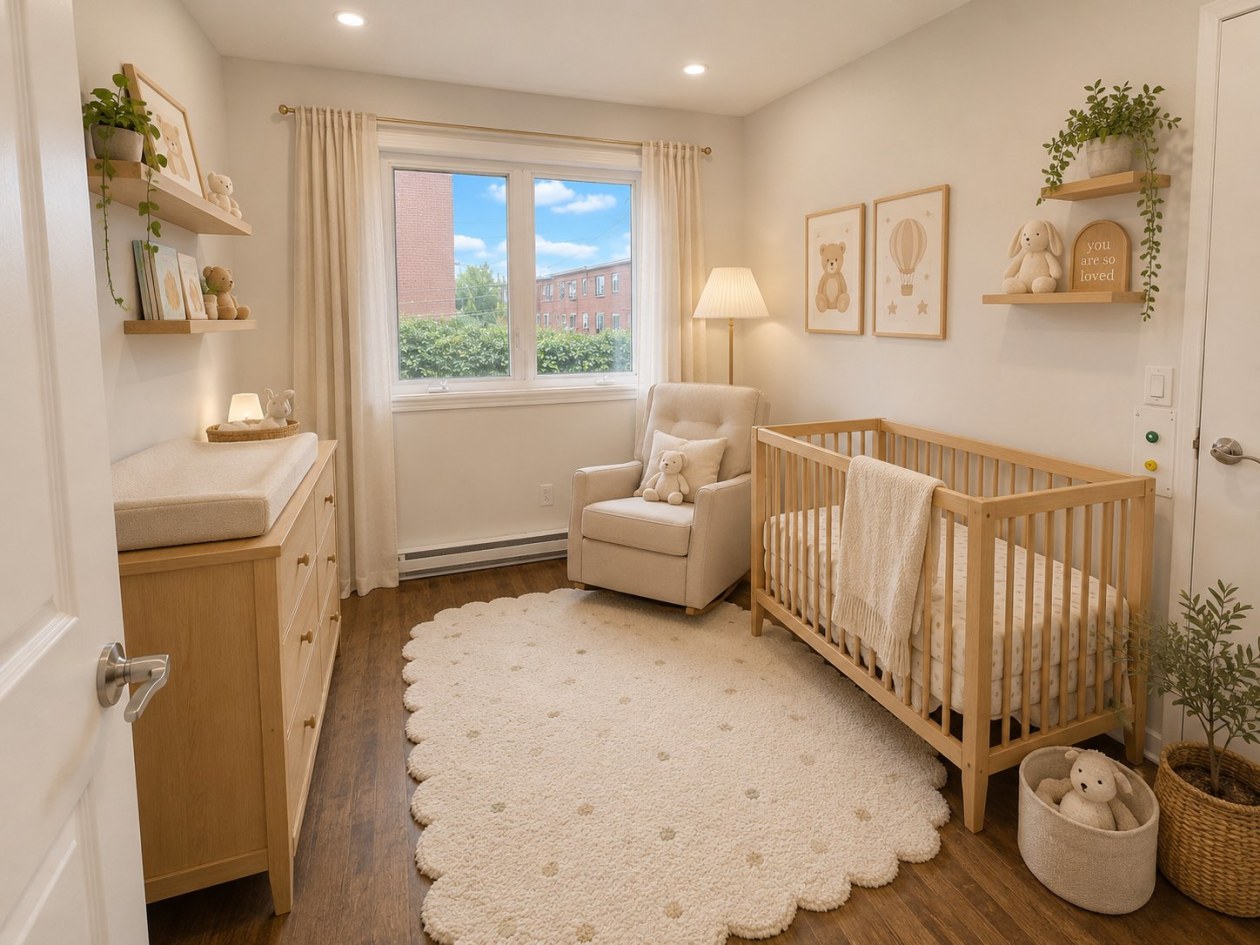 Chambre à coucher — 555, Tsse de la Beauce, Montréal (LaSalle), H8R2W9, Montréal (LaSalle)