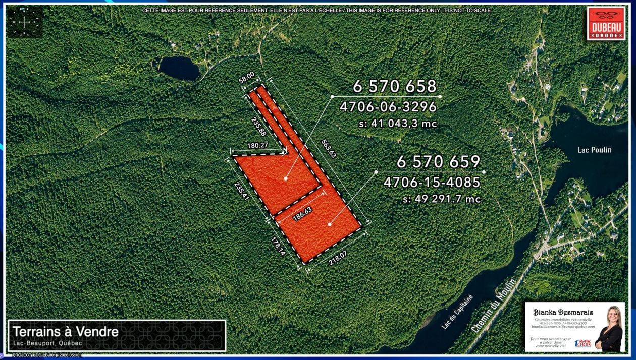 Photo aérienne — Ch. du Moulin, Lac-Beauport, G3B0C9, Lac-Beauport