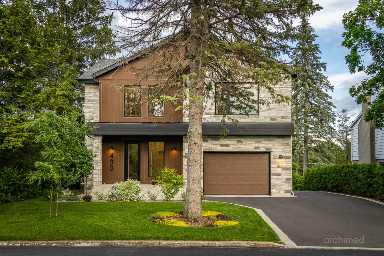 Façade — 430, Rue des Pins, Saint-Bruno-de-Montarville, J3V2S5, Saint-Bruno-de-Montarville